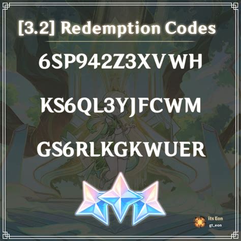 Its Eon on Twitter: "Travelers! Here are the redemption codes. Claim ...