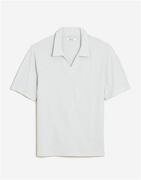 Johnny-Collar Knit Polo Shirt | Madewell
