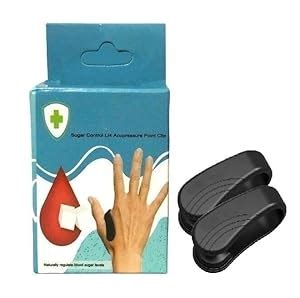 Acupressure Magnetic Finger Clip for Migraine Relief, Adjustable ...
