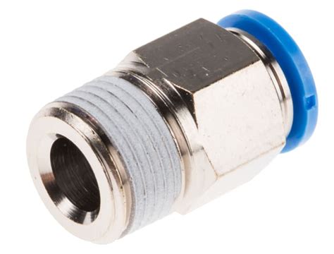QS-3/8-10 Festo | Festo QS Series Straight Threaded Adaptor, R 3/8 Male ...