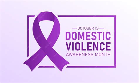 Domestic Violence Ribbon Vector