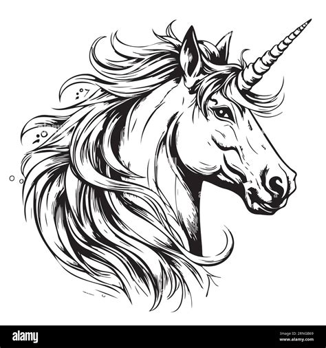 Unicorn head hi-res stock photography and images - Alamy