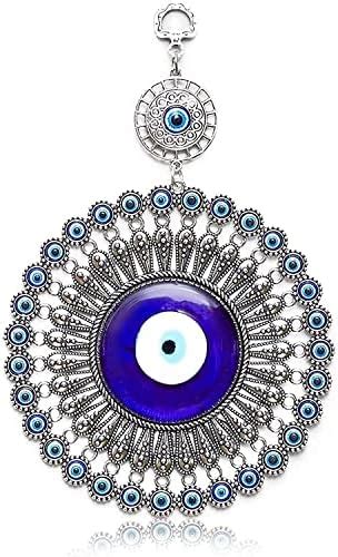 Buy BLUE BEADS Metal Evil Eye Hanging/Door Hanging Prevent Bad Energy ...