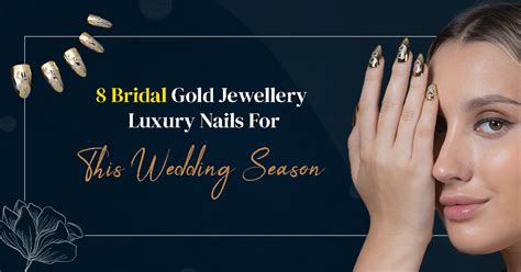 Top Beautiful Nails With Gold Plated Diamond Work| Rarejewel