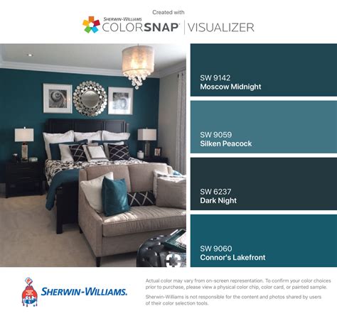 Moscow Midnight - Sherwin Williams | Paint colors for home, Peacock ...