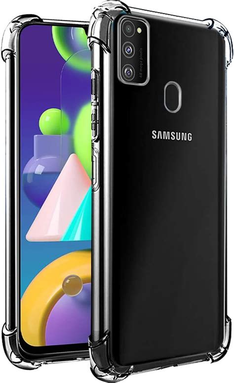 Pikkme Samsung Galaxy M30S/M21/M21 (2021) Back Cover Crystal Clear ...