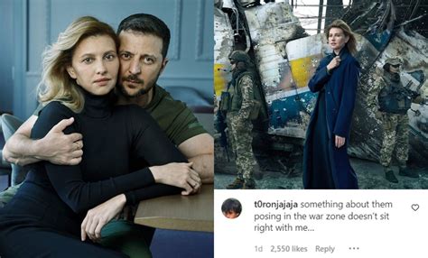 Ukraine President Volodymyr Zelensky And Wife Posing In The War Zone ...