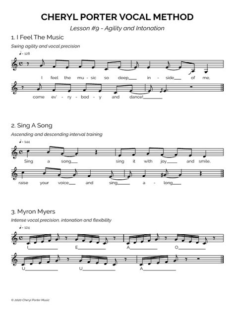 Cheryl Porter Vocal Method 的图像结果