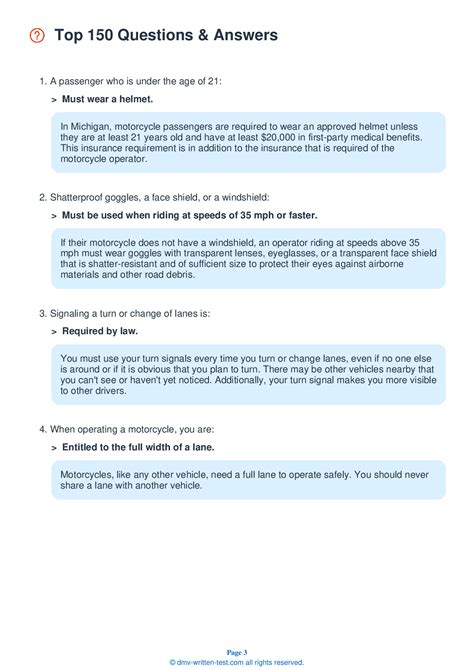 Michigan Driver's License Test 的图像结果
