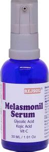 REJSOL Melasmonil Serum 30 ml Glycolic Acid 2%, Aloevera 10% , Kojic ...
