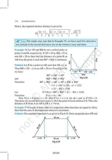 Application Of Derivatives - NCERT Book of Class 12 Mathematics Part I
