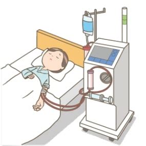 透析患者のイラスト🎨【フリー素材】｜看護roo![カンゴルー]