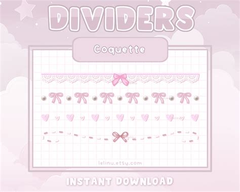 Pink Dividers for Discord | Dividers | Aesthetics | Cute | Discord ...