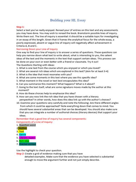 HL Essay Thesis Example 的图像结果