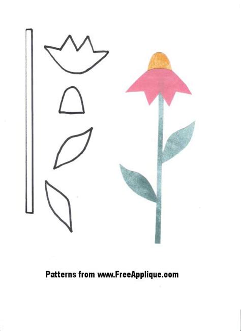 Image result for Flower Applique Patterns