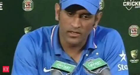 My wicket turned the game: MS Dhoni on India's defeat - The Economic ...
