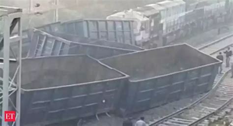 freight train accident: Uttar Pradesh: Two freight trains collide near ...