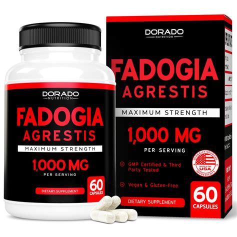 Fadogia Agrestis Extract 1000mg Per Serving Maximum Strength Strength ...