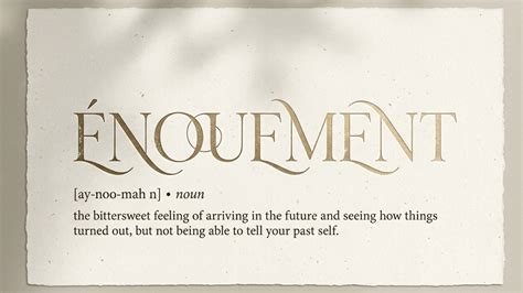 Énouement - Meaning, Usage and Examples