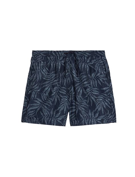 Buy Quick Dry Palm Print Swim Shorts at Marks & Spencer
