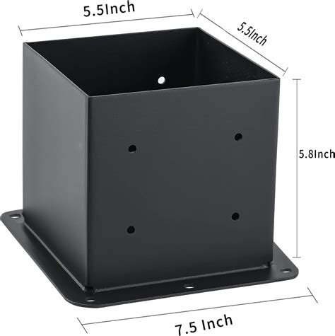 Buy AXWHYS Post Base 4 Pcs, (Inner Size 5.6x5.6) Post Anchors, 13GA ...