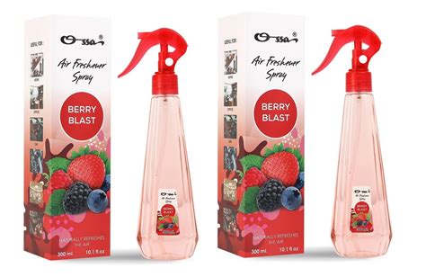 OSSA BERRY BLAST AIR FRESHENERS 300ML EACH, PACK OF 2 : Amazon.in: Car ...