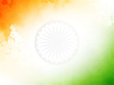 Indian flag theme Republic day watercolor texture patriotic background 5157645 Vector Art at ...