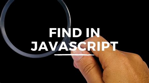 Image result for How to Use Find Method in JavaScript