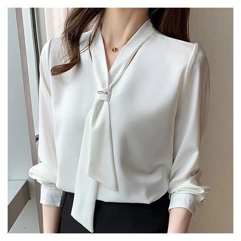 Long Sleeve White Blouse