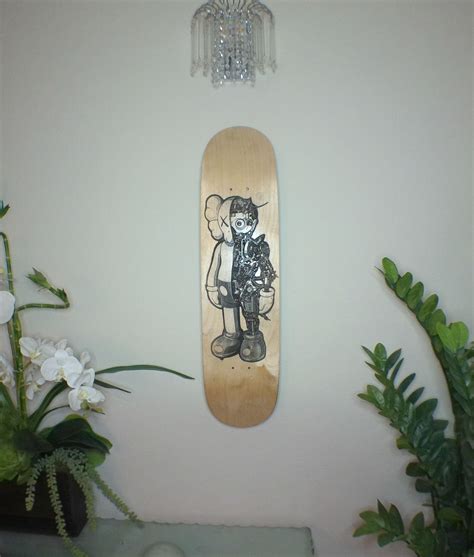 Kaws Mechanical Personalized Skateboard Deck Wall Art Handmade Hangings ...