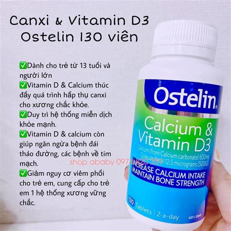 Thuốc Ostelin: thành phần-công dụng, giá bán, lưu ý khi sử dụng