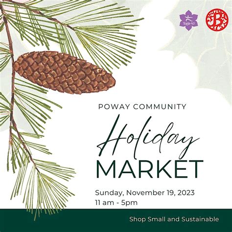 Poway Holiday Market Sale - small, sustainable, and local businesses ...