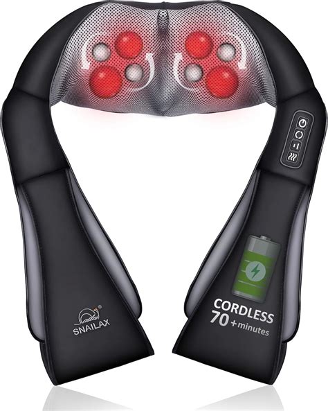 Snailax Cordless Neck Back Massager Vibration Foot India | Ubuy