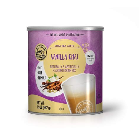 Amazon.com : Big Train Vanilla Chai Tea Latte Beverage Mix, 1.9 Pound ...