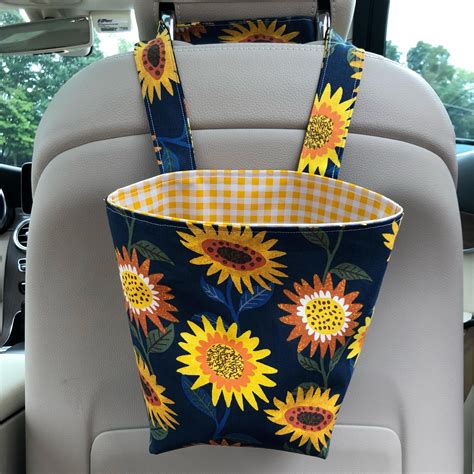 Large Car Garbage Bag - Wipeable Inside - Etsy Canada | Car trash bag, Leather diy, Garbage bag