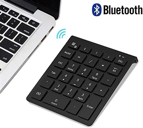 Bluetooth Number Pad, Numeric Keypad - Lekvey Portable Wireless ...