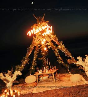 luxury Marriage Proposal & Date Planning in Goa - Surprise Planner