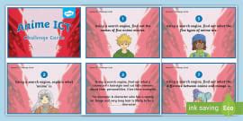 Computing Challenge Cards