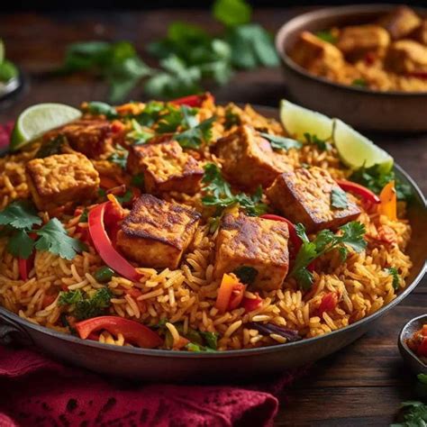 Tandoori Tempeh Pulav | Flavorful Indian Rice Dish