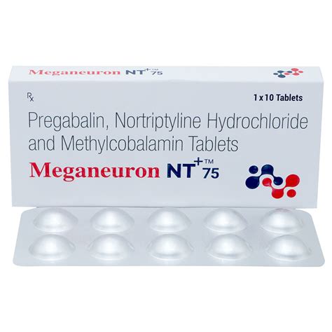 Buy Meganeuron NT+ 75 Tablet online | Uses, Side Effects, Price and ...
