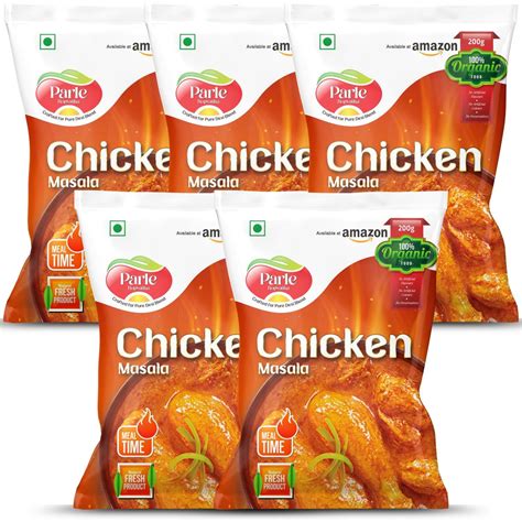 Parle Ropvatika Chicken Masala 100gmx5 (500gm) Self Standing Zip Lock ...