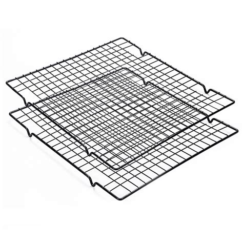 Buy TheStriven Rectangular Cake Cooling Rack Set of 2 Baking Wire Rack ...