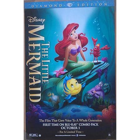THE LITTLE MERMAID MOVIE POSTER 2 Sided ORIGINAL | Ubuy India