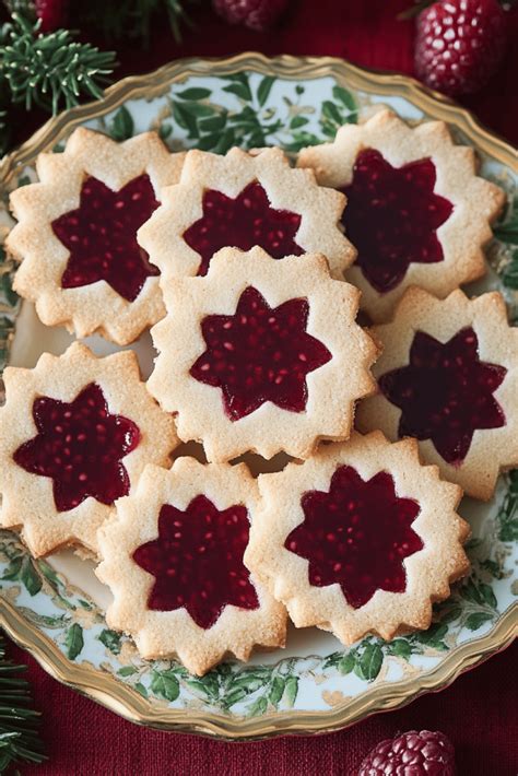 Image result for Raspberry Linzer Cookies