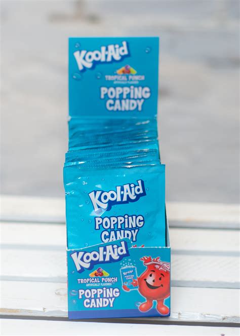 KOOL-AID POPPING CANDY TROPICAL PUNCH — GOURMET POPCORN & CANDY SHOPPE