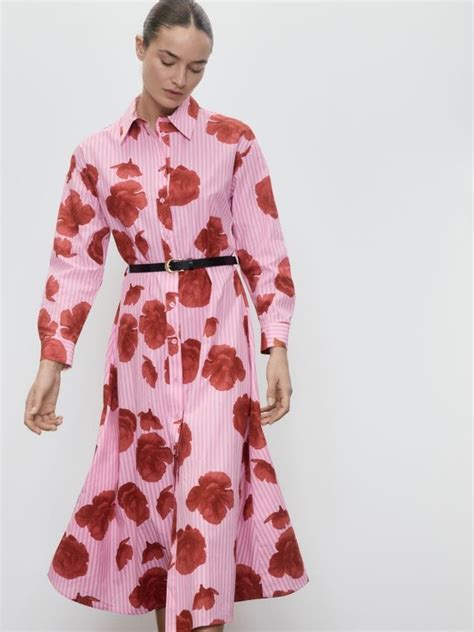 Robe chemise avec ceinture Couleur multicolore - RESERVED - 228FH-MLC