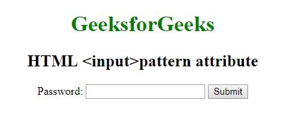Image result for HTML Pattern
