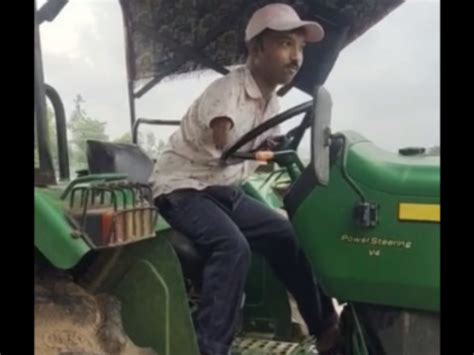 You will also be amazed to see Kanu with one arm driving a tractor ...
