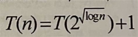 Image result for Solving Recurrence Equation Algorithm