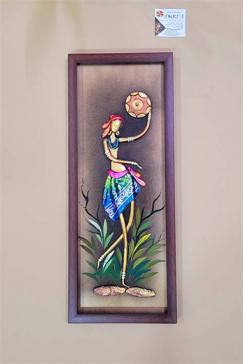 Mural Frame Colorful Craft Indian Handicrafts tribal art Home & Office ...